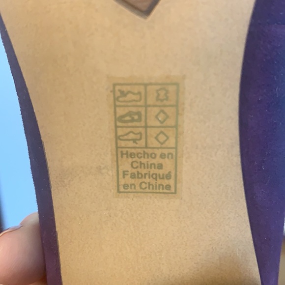 Franco Sarto like new suede purple pump EU37 - Picture 6 of 6